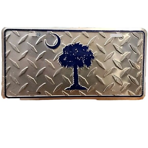 South Carolina State SC Diamond Deck 6"x12" License Plate Sign - Picture 3 of 4